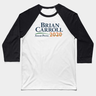 Brian Carroll Amar Patel 2020 Campaign Logo Vintage Distressed Baseball T-Shirt